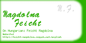 magdolna feicht business card